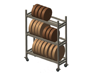 不銹鋼砧板駕車 尺寸:1450x400x1500mm